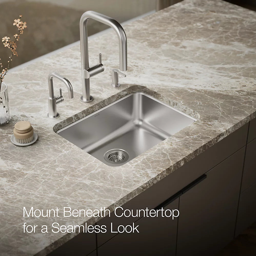 Kohler Undertone® 23" undermount single-bowl kitchen sink