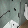 Kohler Sliding shower door, 71-3/4" H x 55-3/4 - 59-3/4" W, with 5/16" thick Crystal Clear glass