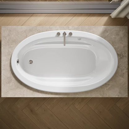 Kohler Sunward Heated Bubblemassage Air Bath 72 x 42-Inch Drop-In Bathtub