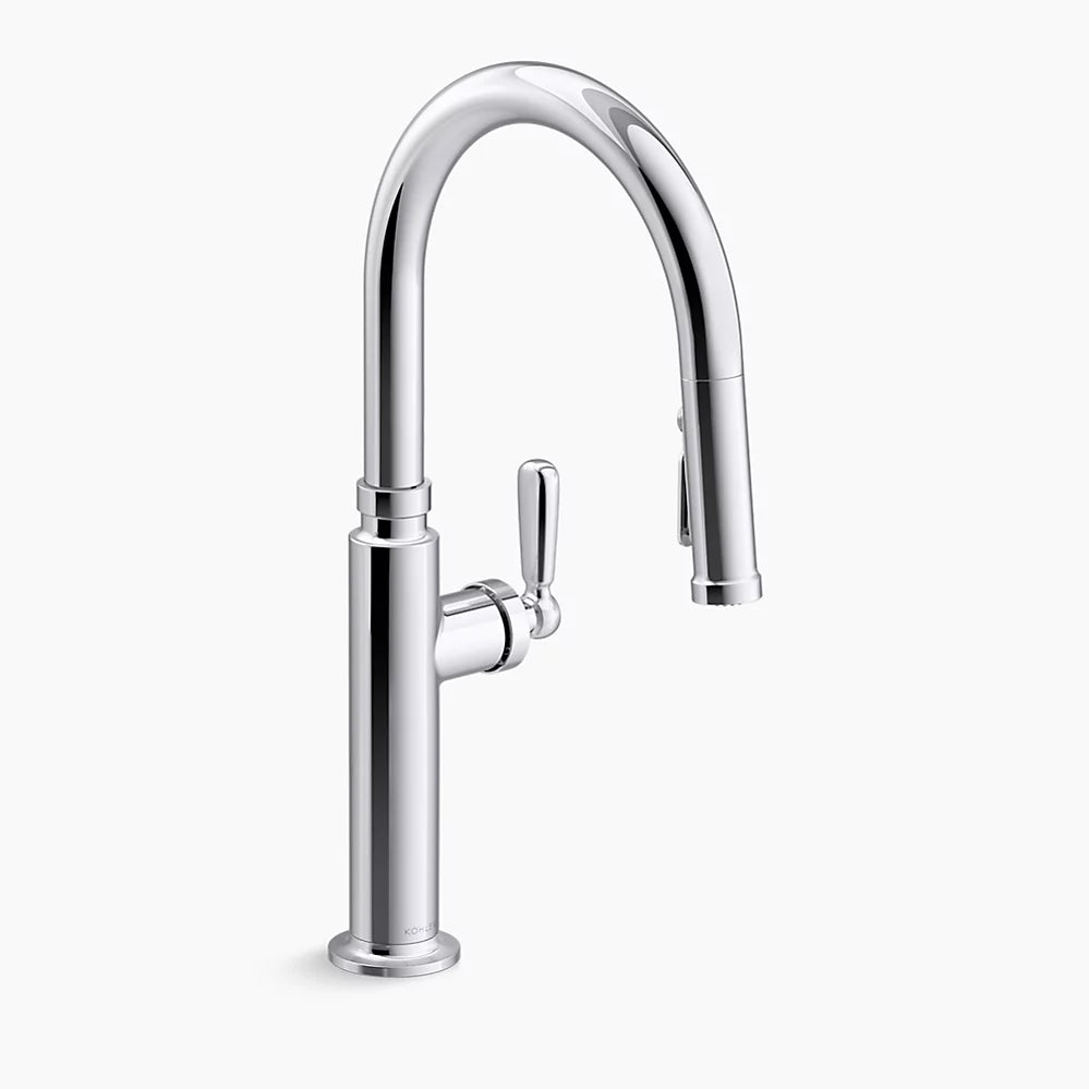 Kohler Edalyn™ by Studio McGee Touchless pull-down kitchen sink faucet with three-function sprayhead