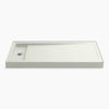 Kohler 60" x 32" alcove shower base, left offset drain
