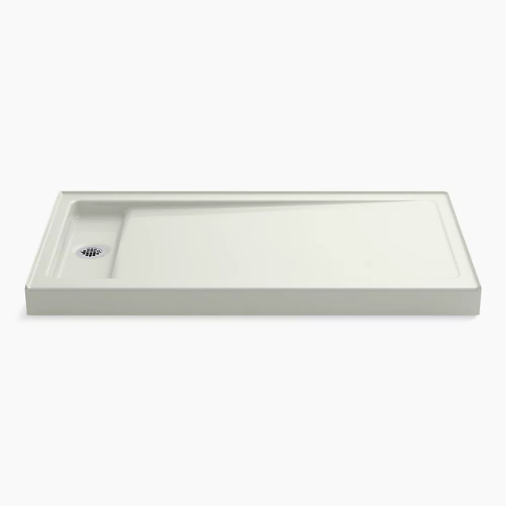 Kohler 60" x 32" alcove shower base, left offset drain