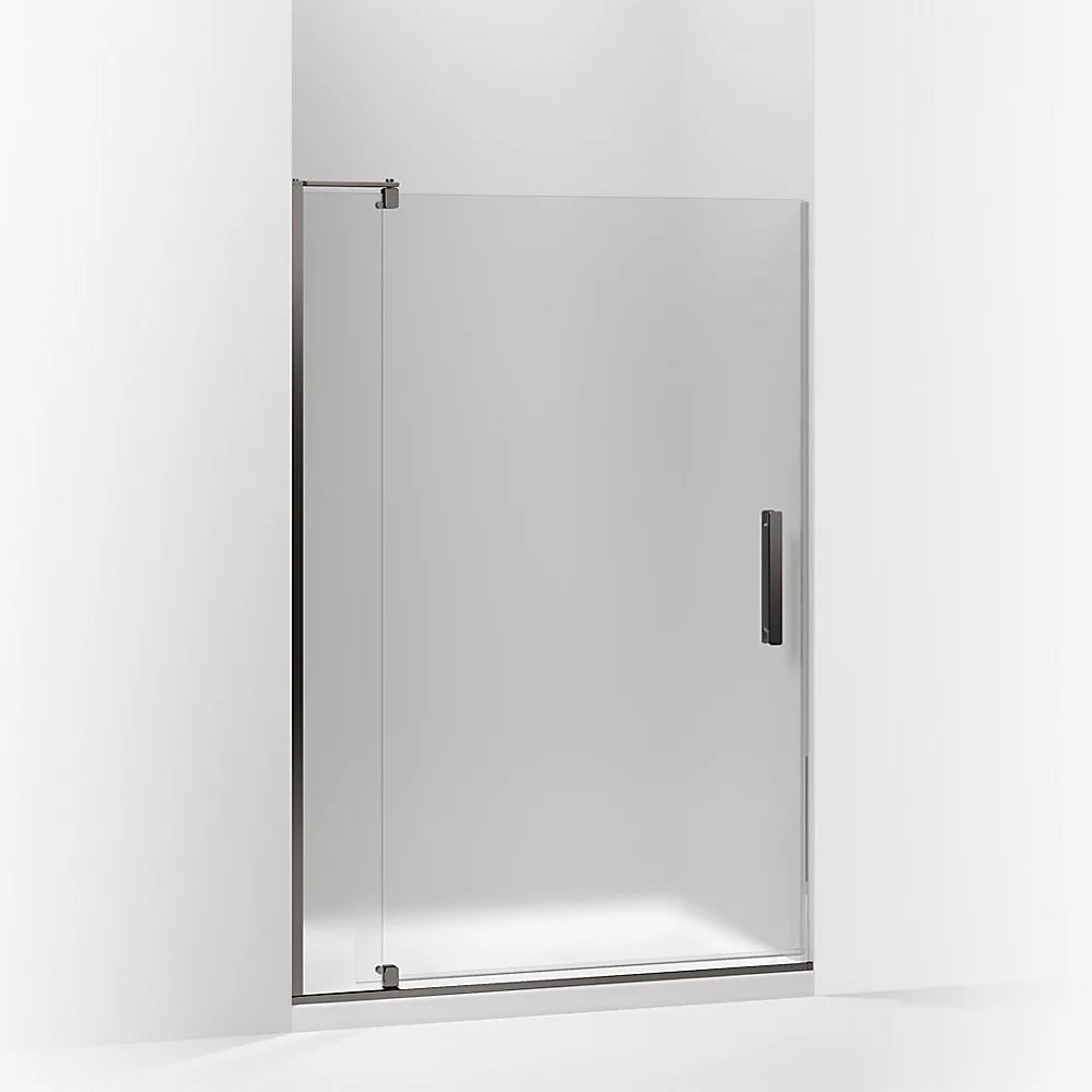 Kohler Pivot shower door, 70" H x 43-1/8 - 48" W, with 5/16" thick Frosted glass