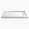 Kohler 60" x 34" alcove shower base, right offset drain