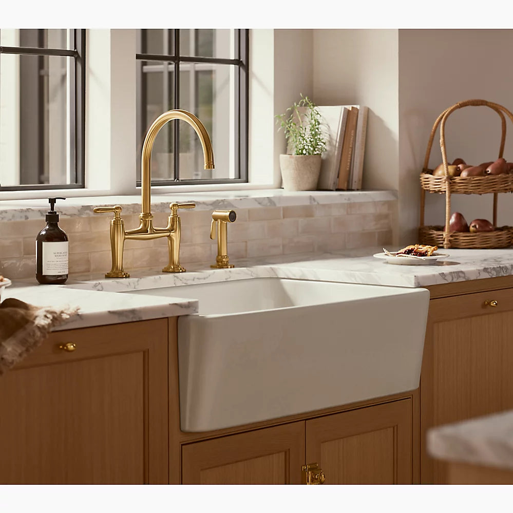 Kohler 34" undermount single-bowl farmhouse kitchen sink