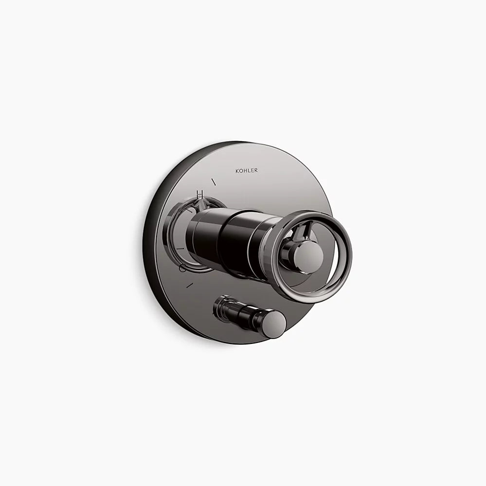 Kohler Rite-Temp® valve trim with Industrial handle and diverter
