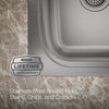 Kohler Verse™ 33" top-/undermount double-bowl kitchen sink