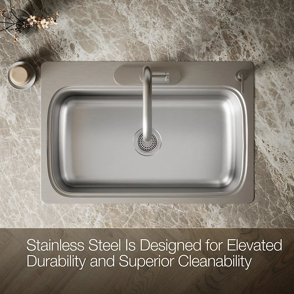 Kohler Verse™ 33" top-mount single-bowl kitchen sink