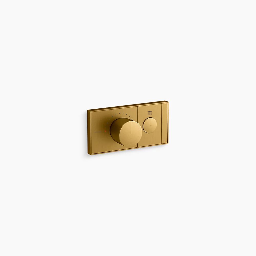 Kohler One-outlet recessed mechanical thermostatic valve control