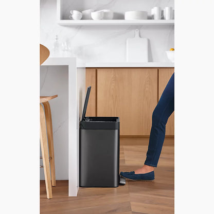 Kohler 8-gallon stainless steel step trash can