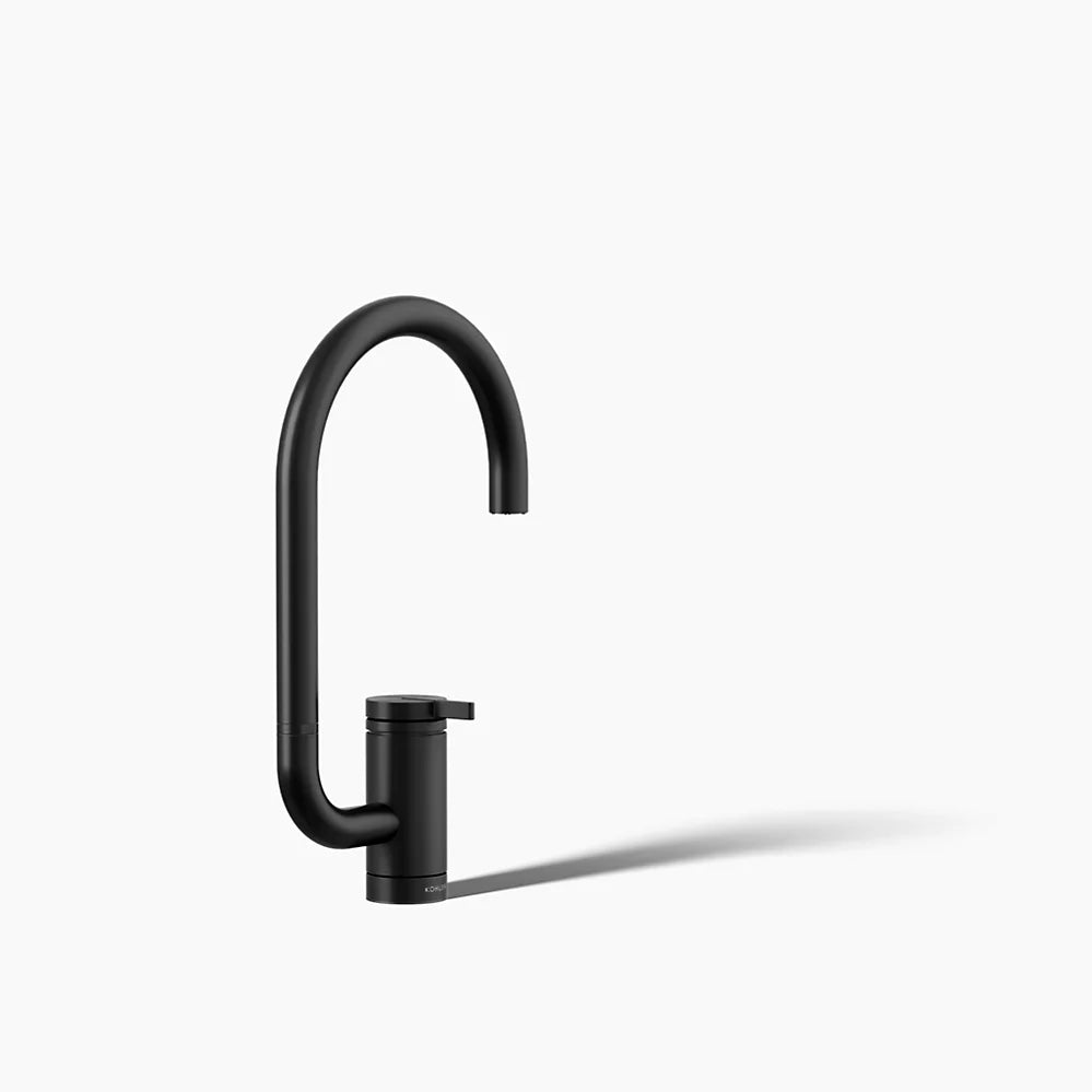 Kohler Single-handle bar sink faucet with two-function extended-reach spout