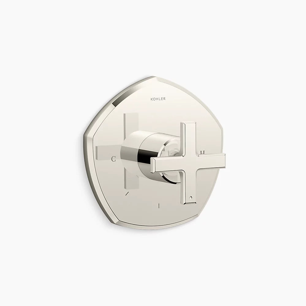 Kohler MasterShower® temperature control valve trim with cross handle