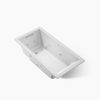 Kohler Underscore Heated Bubblemassage Air Bath With Whirlpool 60 x 30-Inch Drop-In Bathtub