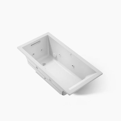 Kohler Underscore Heated Bubblemassage Air Bath With Whirlpool 60 x 30-Inch Drop-In Bathtub