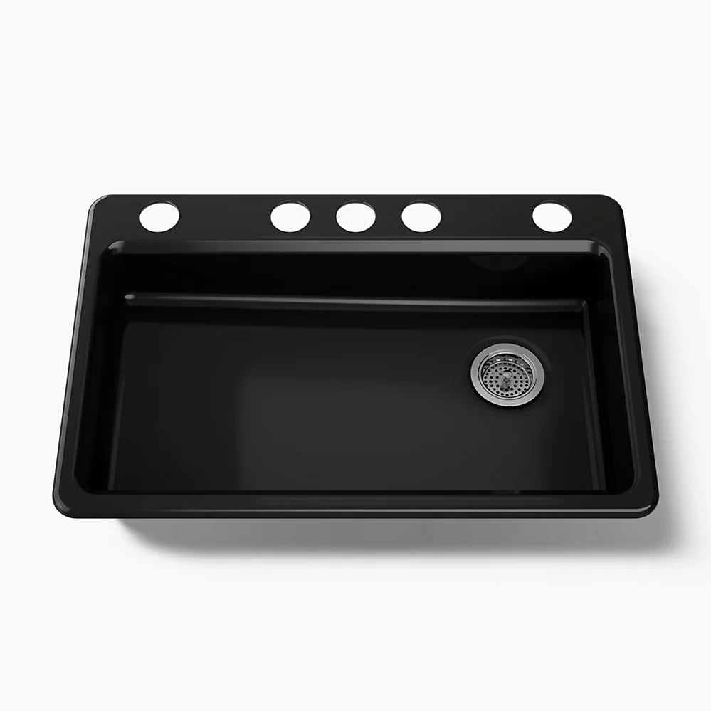 Kohler Riverby® 33" undermount single-bowl kitchen sink
