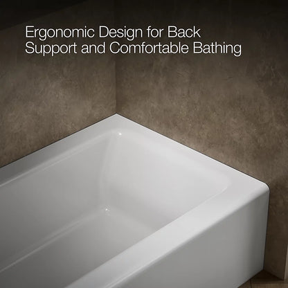 Kohler Bellwether® 60" x 32" alcove bath, left drain