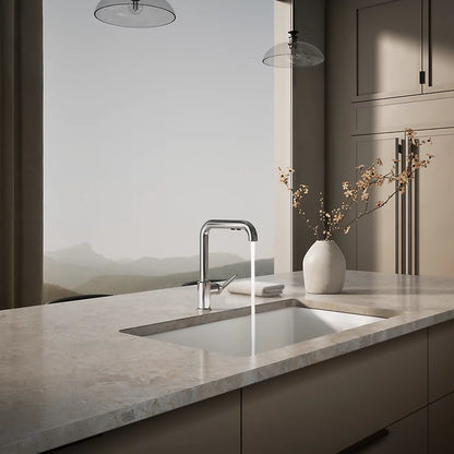 Kohler Pull-out kitchen sink faucet with three-function sprayhead