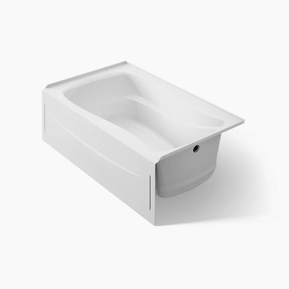Mariposa® 60" x 36" alcove Heated BubbleMassage™ air bath, right drain