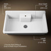 Kohler Farmstead® 45" top-/wall-mount single-bowl workstation farmhouse kitchen sink