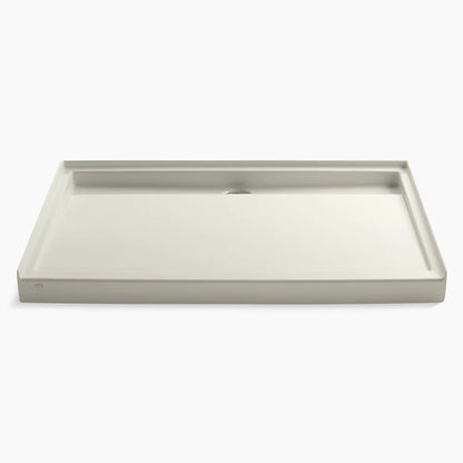 Kohler 60" x 42" alcove shower base, rear center drain
