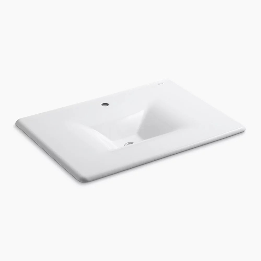 Kohler 31" Enameled cast iron vanity top with integrated rectangular sink