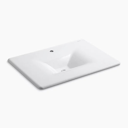 Kohler 31" Enameled cast iron vanity top with integrated rectangular sink