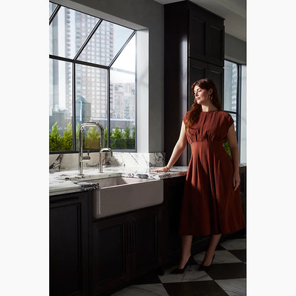Kohler Touchless pull-down kitchen sink faucet with two-function sprayhead