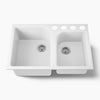 Kohler Executive Chef™ 33" undermount double-bowl kitchen sink