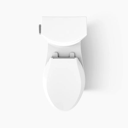 Kohler Two-piece elongated toilet with skirted trapway, dual-flush