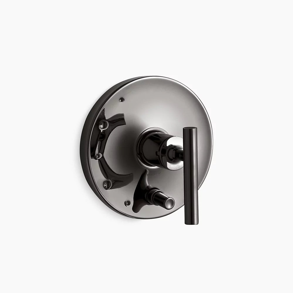Kohler Rite-Temp® valve trim with push-button diverter and lever handle