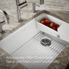 Kohler Riverby® 27" undermount single-bowl workstation kitchen sink