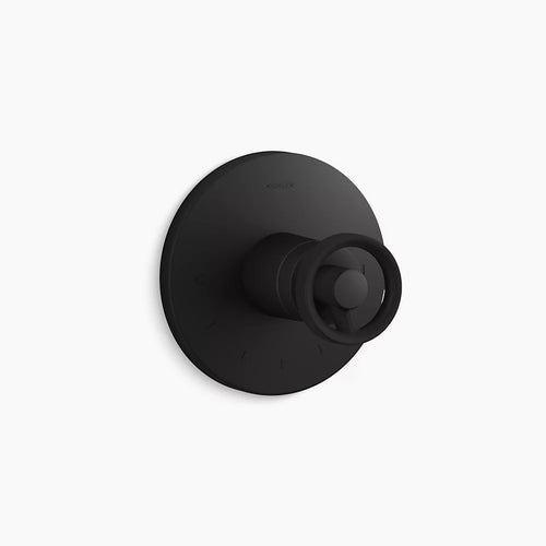 Kohler MasterShower® temperature control valve trim with Industrial handle