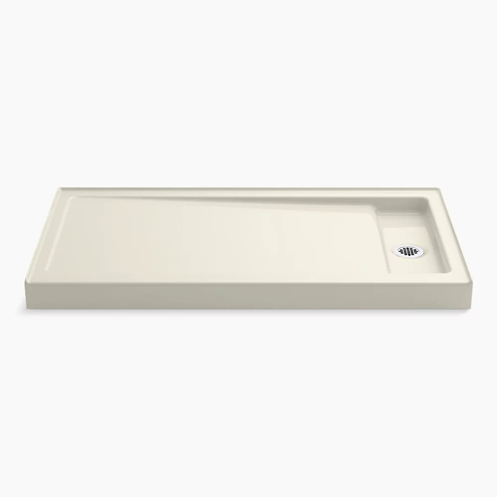 Kohler 60" x 32" alcove shower base, right drain