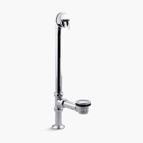 Kohler 1-1/2" pop-up bath drain for above- and through-the-floor freestanding bath installations