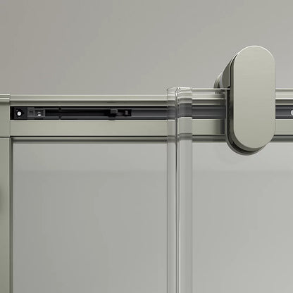 Kohler 77" H sliding shower door with 3/8"-thick glass