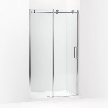 Kohler Sliding shower door, 78" H x 44-5/8 - 47-7/8" W, with 3/8" thick Crystal Clear glass