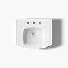 Kohler 23-3/4" rectangular pedestal bathroom sink