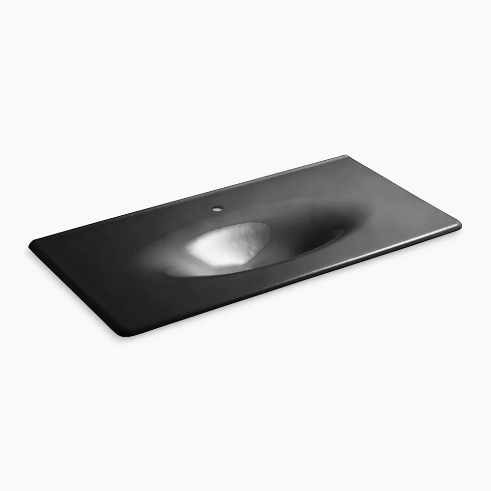 Kohler 43" Enameled cast iron vanity top with integrated oval sink