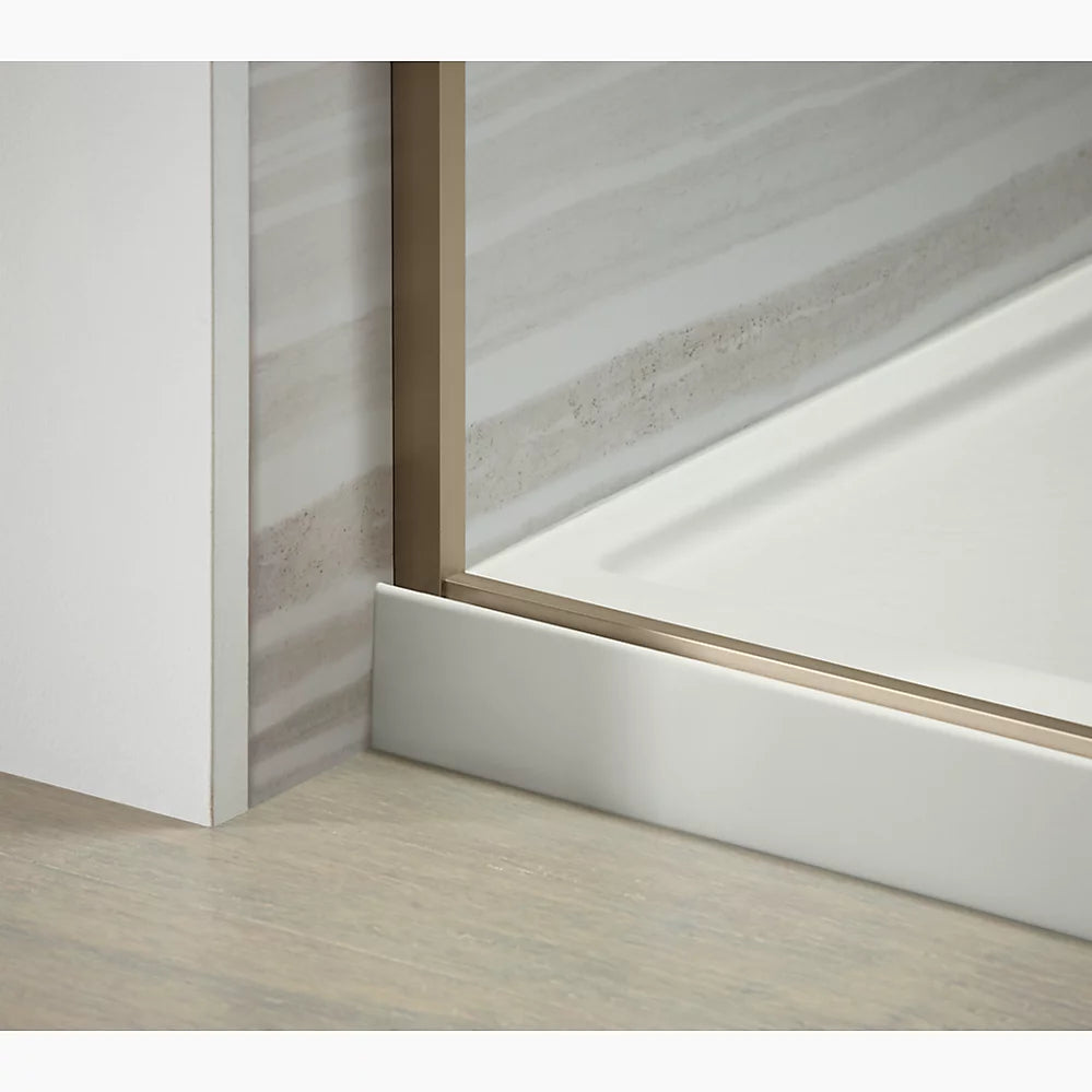 Kohler Rely® 60" x 32" alcove shower base, right drain