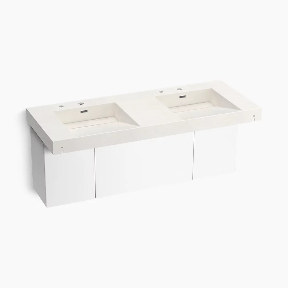 Kohler 60" wall-mount basin lavatory system