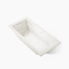 Kohler Archer Whirlpool Bath With Bask Heated Surface 66 x 32-Inch Drop-In Bathtub
