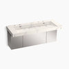 Kohler 60" wall-mount trough lavatory system