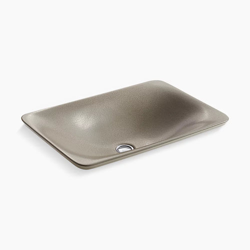 Kohler 21-1/4" rectangular drop-in bathroom sink, no overflow