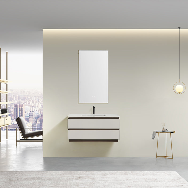 Velora Modern Wall-Mounted Bathroom Vanity – Minimalist Floating Design