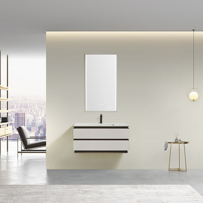 Velora Modern Wall-Mounted Bathroom Vanity – Minimalist Floating Design