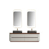 Godi Lucelle Double Sink Floating Bathroom Vanity 60"