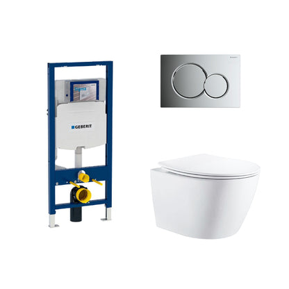 Kodaen Parma With Geberit Carrier Seat Wall-Hung Toilet System