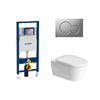 Geberit Sigma In-Wall System with Duravit Darling New Wall-Hung Toilet Package 254409