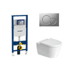Geberit Sigma In-Wall System with Duravit Darling New Wall-Hung Toilet Package #254509