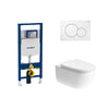 Geberit Sigma In-Wall System with Duravit Aurena Wall-Hung Toilet Package